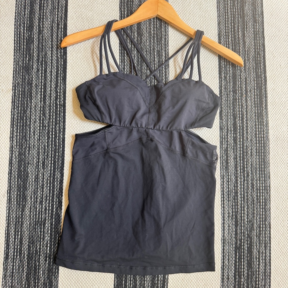 lululemon athletica Midnight Blue Strappy Tank Top